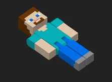 Mô hình xe đạp và nhân vật Minecraft in 3D độc đáo - Image 1