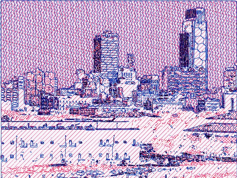 Ramity Plots: Nghệ thuật đường chân trời Omaha bằng máy vẽ Plotter - Image 1