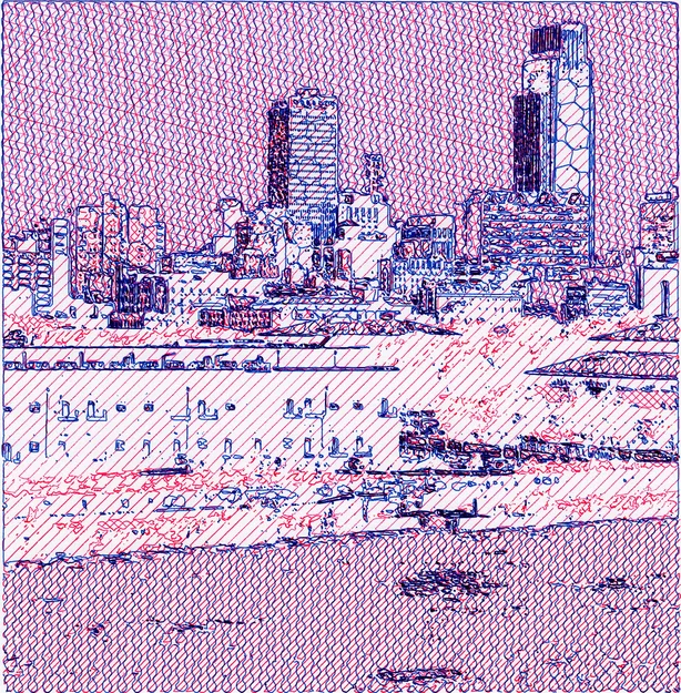 Ramity Plots: Nghệ thuật đường chân trời Omaha bằng máy vẽ Plotter - Image 2