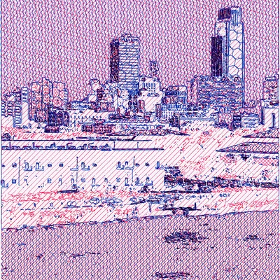 Ramity Plots: Nghệ thuật đường chân trời Omaha bằng máy vẽ Plotter