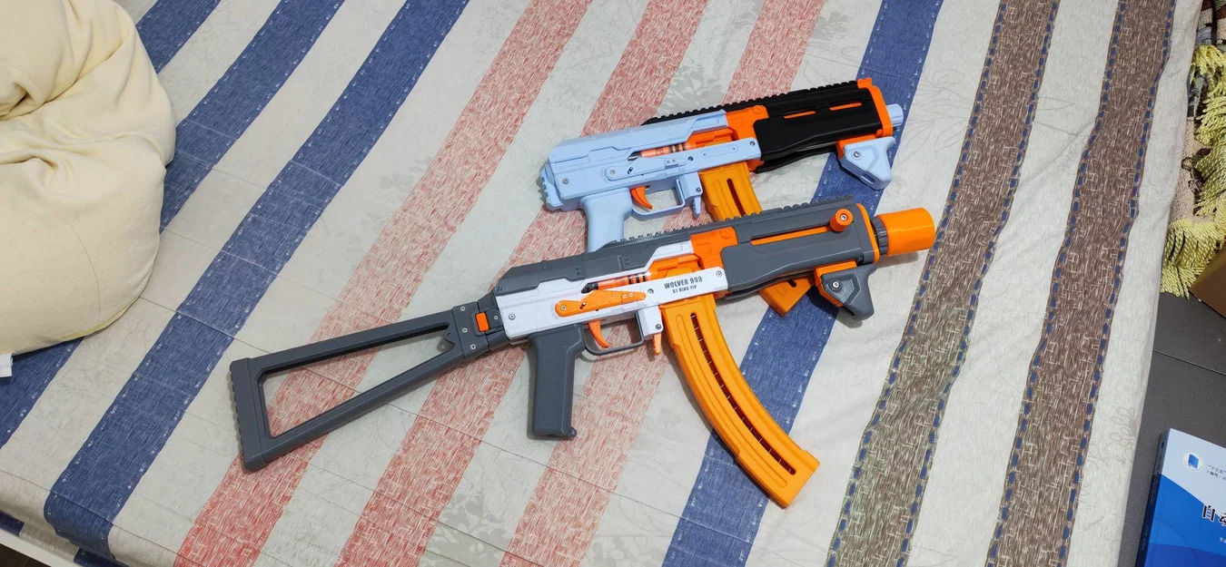 Wolver 999-Classic (Pump Action Dart Blaster) - Chỉ bán file STL - Image 3