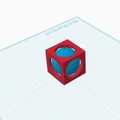 Khối lập phương chứa quả cầu (Sphere trapped in a cube) - Thumbnail 1