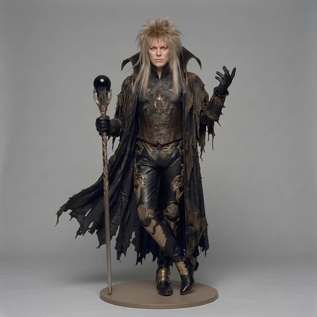 Mô hình 3D Jareth the Goblin King - Nhân vật huyền thoại Labyrinth 1986 - Image 1