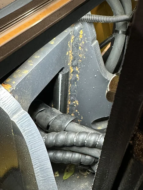 Ống bảo vệ cần dưới cho máy xúc mini CFG QK18 - Image 1