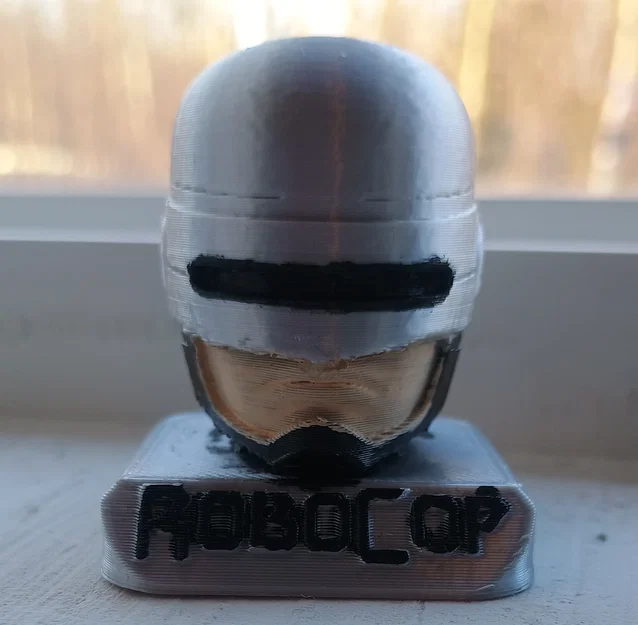 Tượng bán thân RoboCop kèm đế - Image 2