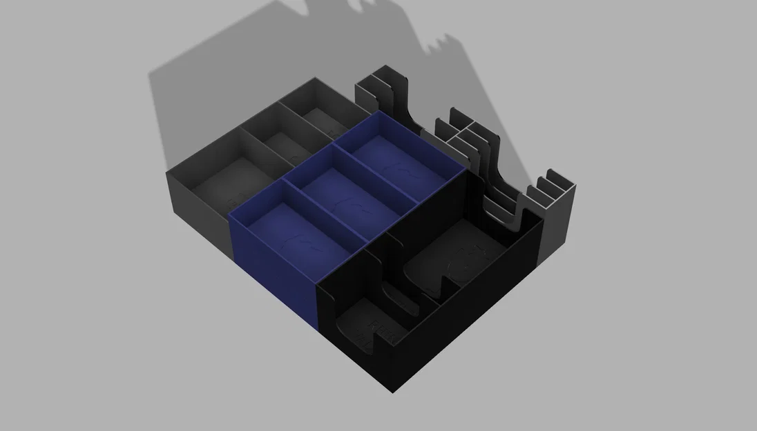 Bộ khay in 3D sắp xếp linh kiện board game Viticulture - Image 1