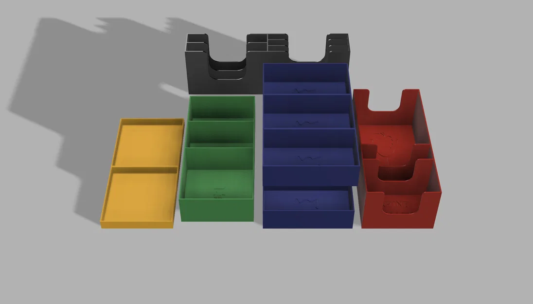 Bộ khay in 3D sắp xếp linh kiện board game Viticulture - Image 2