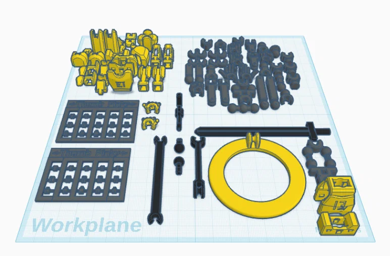 Titan 13 với bàn tay linh hoạt, giá đỡ và phụ kiện súng lục 3D - Image 1