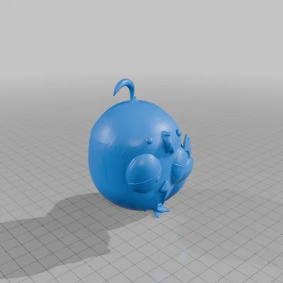 Mô hình chú gà Piyoko đang trêu chọc trong Rooster Fighter