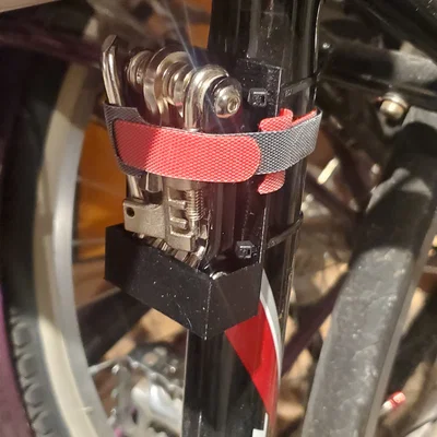 Giá đỡ dụng cụ đa năng (Multitool) gắn khung xe đạp in 3D