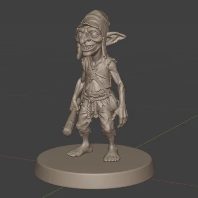 Goblin Warrior 01 - Mô hình chiến binh Goblin sắc nét cho tabletop