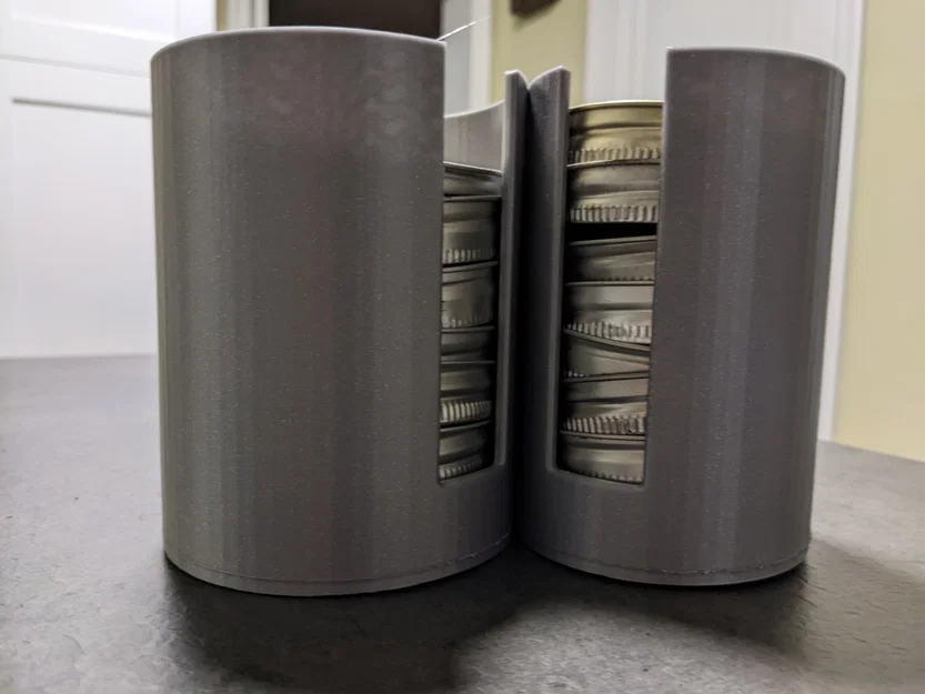 Khay 3D tiện lợi sắp xếp nắp hũ Mason (Mason jar lid organizer) - Image 2