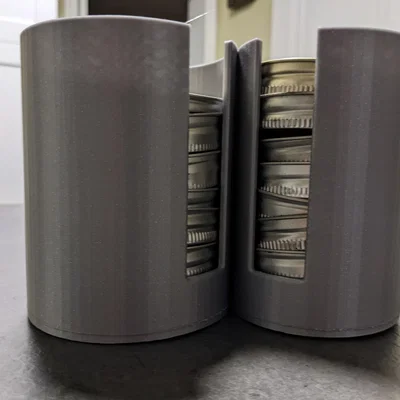 Khay 3D tiện lợi sắp xếp nắp hũ Mason (Mason jar lid organizer)