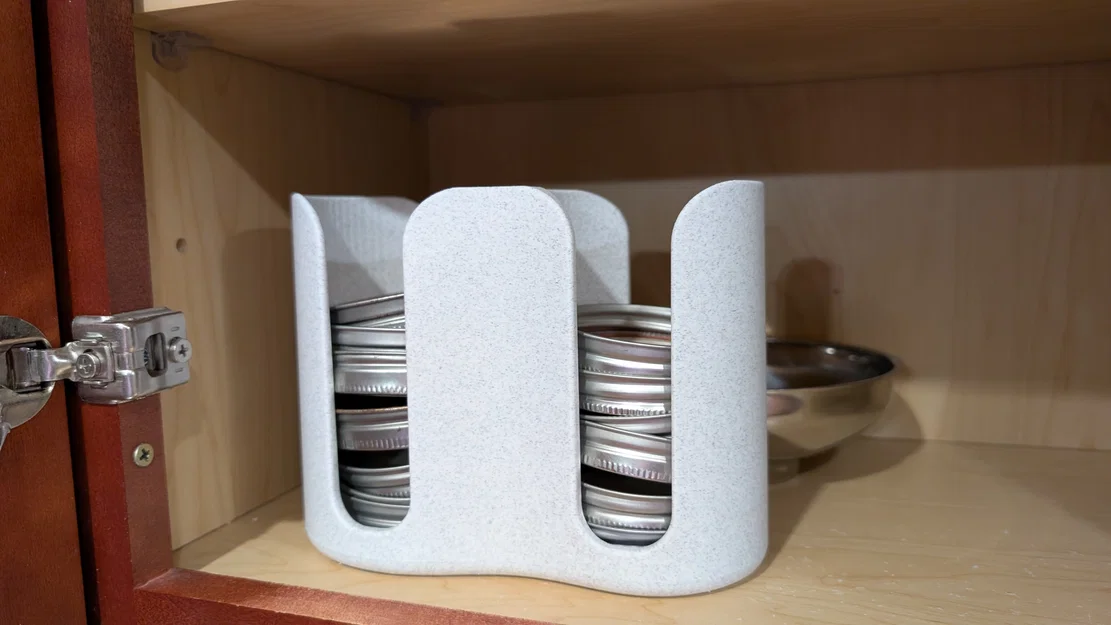 Giá Đỡ Nắp Hũ Mason (Đã Điều Chỉnh Độ Khít & Hình Học) - Image 1