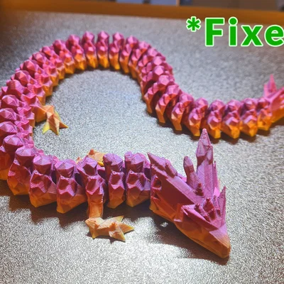 Mô hình rồng pha lê cử động linh hoạt v2 (đã sửa lỗi)