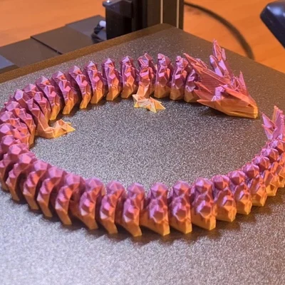 Mô hình rồng pha lê cử động linh hoạt v2 (đã sửa lỗi)