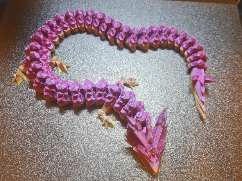 Mô hình rồng pha lê cử động linh hoạt v2 (đã sửa lỗi) - Image 4