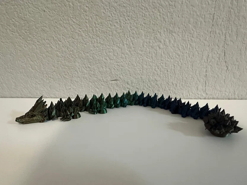 Mô hình Rồng Pha lê (Crystal Dragon) khớp nối 3D độc đáo - Image 2