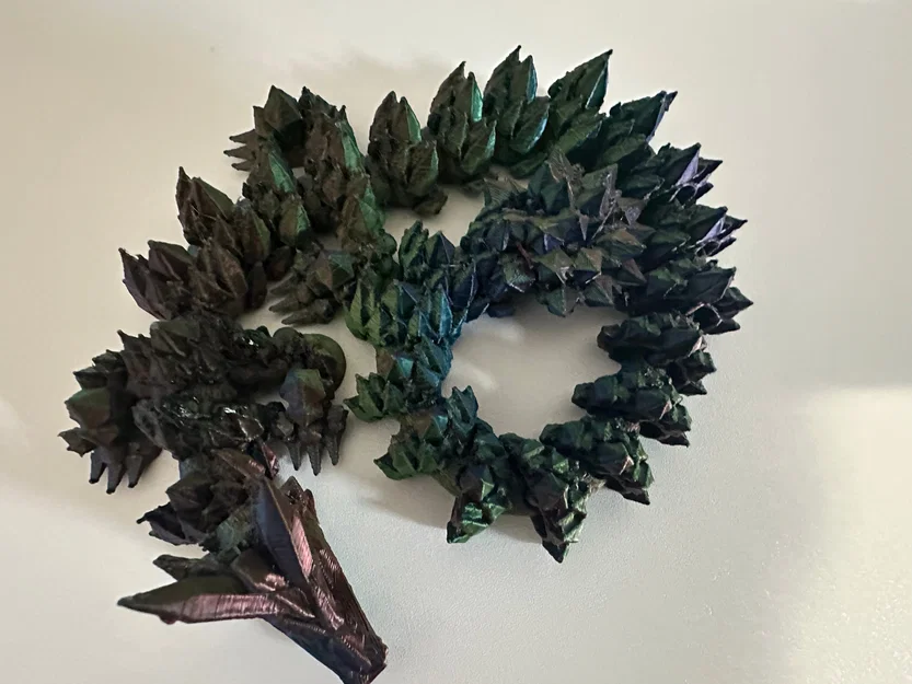 Mô hình Rồng Pha lê (Crystal Dragon) khớp nối 3D độc đáo - Image 5