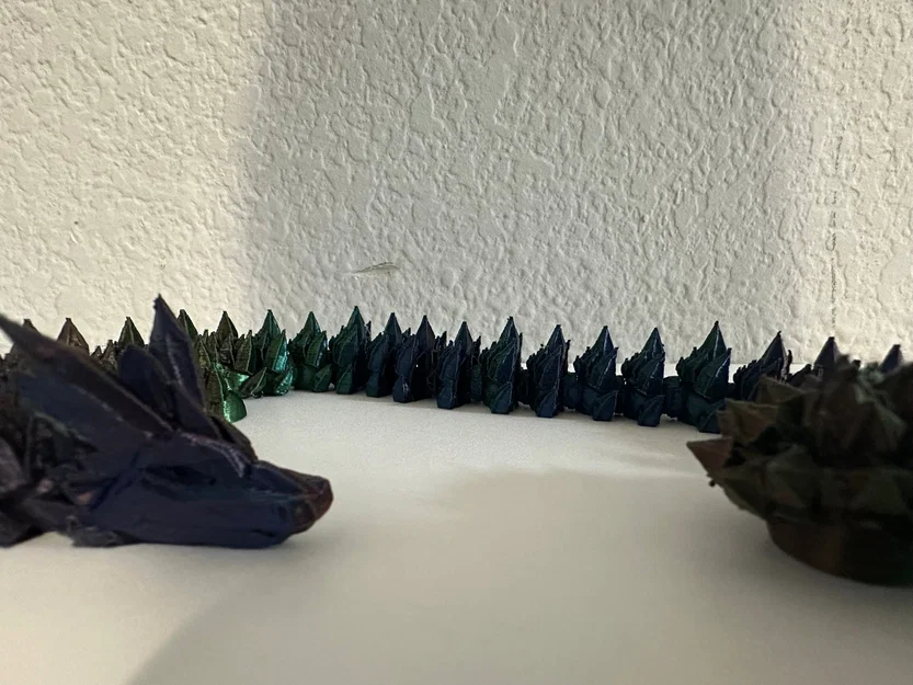 Mô hình Rồng Pha lê (Crystal Dragon) khớp nối 3D độc đáo - Image 6