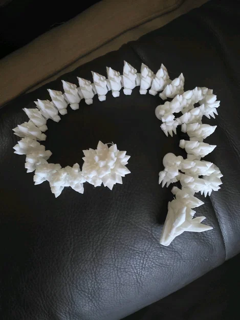 Mô hình Rồng Pha lê (Crystal Dragon) khớp nối 3D độc đáo - Image 8