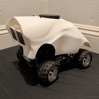 Vỏ xe AWS DeepRacer Evo | Nhẹ & Bền bỉ (In bằng nhựa PETG 1mm)
