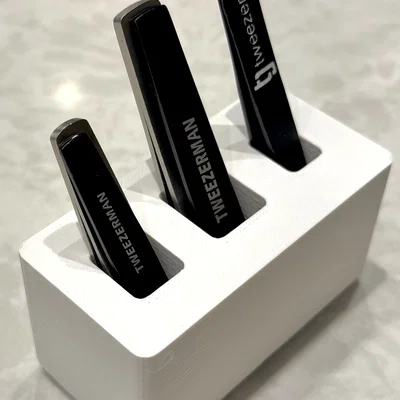 Khay Gridfinity 1x2 Đựng Bấm Móng Tay và Nhíp Tweezerman