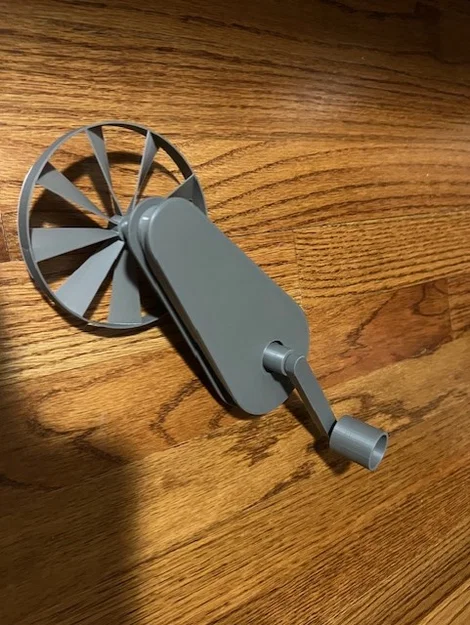 Quạt cầm tay quay bằng cơ - Image 2