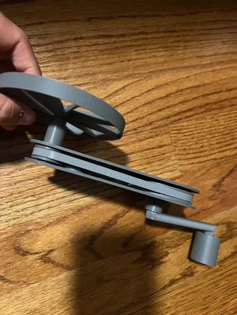 Quạt cầm tay quay bằng cơ - Image 3