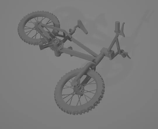 Mô hình xe đạp 3D chi tiết - File STL chất lượng cao - Image 1