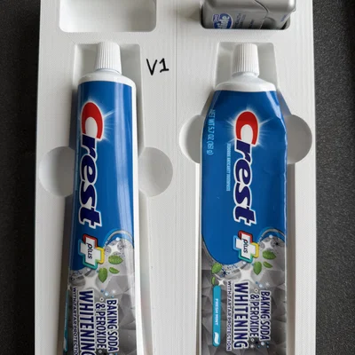 Khay 2x6 Gridfinity đựng kem đánh răng và chỉ nha khoa