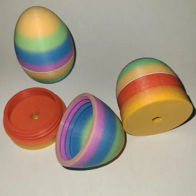 Mô hình quả trứng 3D kết hợp đầu gắn máy khoan tiện lợi