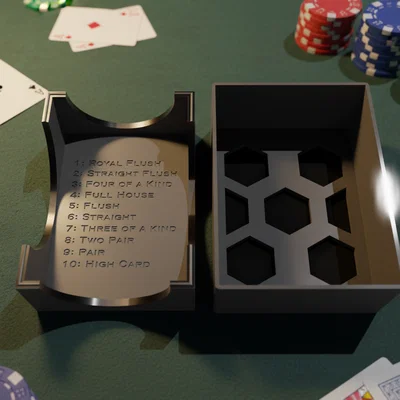 Hộp đựng 2 bộ bài tây (Playing card box)