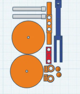 Bộ mô hình xe đạp địa hình mini (MTb) lắp ráp không cần keo - Image 2