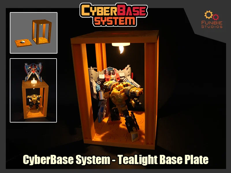 Hệ thống CyberBase - Đế gắn nến điện tử (TeaLight Base Plate) - Image 1