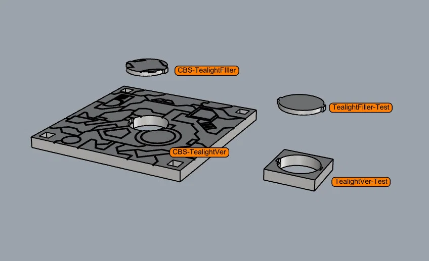 Hệ thống CyberBase - Đế gắn nến điện tử (TeaLight Base Plate) - Image 14