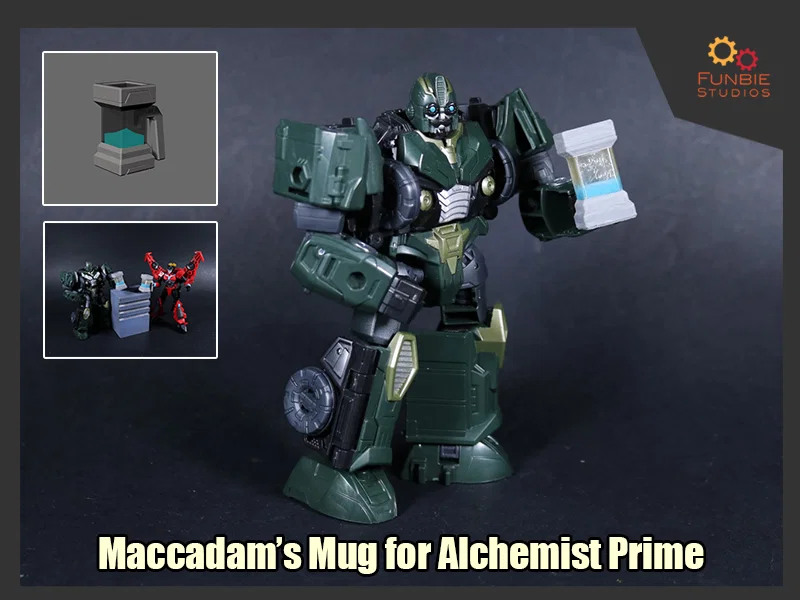 Chiếc cốc Maccadam dành cho Transformers AotP Alchemist Prime - Image 1