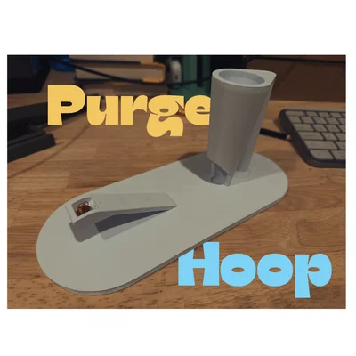 Purge Hoop - Phụ kiện thu gom nhựa thải cho máy in 3D đa màu