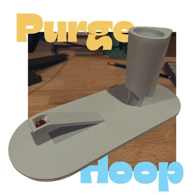 Purge Hoop - Phụ kiện thu gom nhựa thải cho máy in 3D đa màu