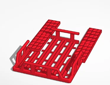 Bộ khung đỡ và miếng đệm Trachon (Trachon pads and rack) 3D - Image 1