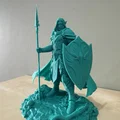Bloodbound Realms – Elf – Spear Warden Sentinel (Mô hình 3D STL Dark Fantasy) - Thumbnail 6
