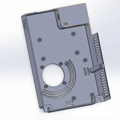 Nắp bảo vệ mainboard Ender 3 V2 hỗ trợ lắp 2 buck converter