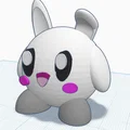 Mô hình 3D Kirby hóa thân thành thỏ đáng yêu - Kirby as a bunny - Thumbnail 2