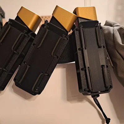 Túi Đựng Hộp Tiếp Đạn 9mm Gắn Thắt Lưng Cho Airsoft (In 3D)