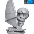 Mô hình Chibi Windsurf dễ thương - Thumbnail 1