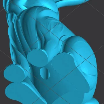 Mô hình chú thỏ Phục sinh trang trí tăm tre - Độc đáo, dễ thương