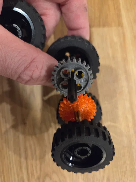 Bánh răng 24 răng tương thích Lego (Lego compatible gear 24 teeth) - Image 1