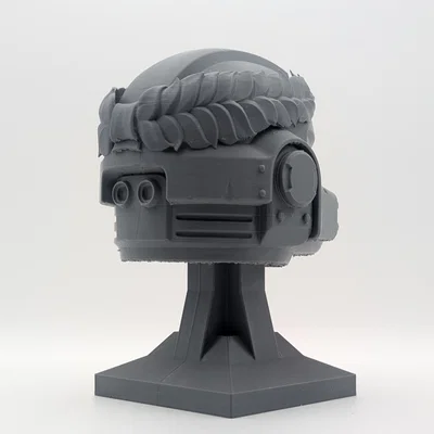 Mô hình trưng bày mũ chiến binh Warhammer 40K Mark 7 cực đẹp