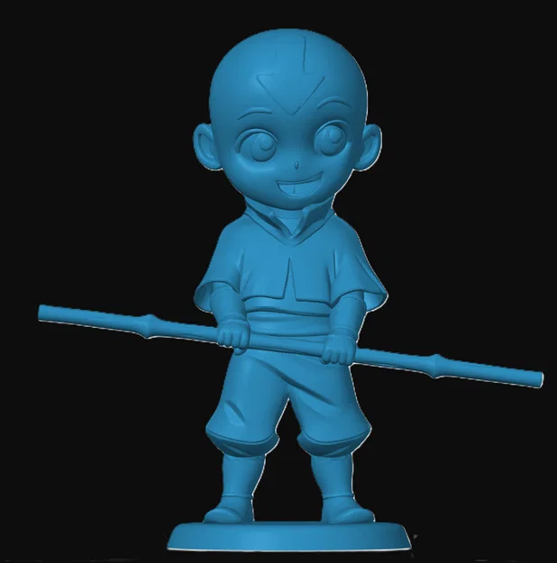 Mô hình Aang chibi (Avatar: The Last Airbender) trang trí bàn làm việc - Image 1