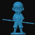 Mô hình Aang chibi (Avatar: The Last Airbender) trang trí bàn làm việc - Thumbnail 1